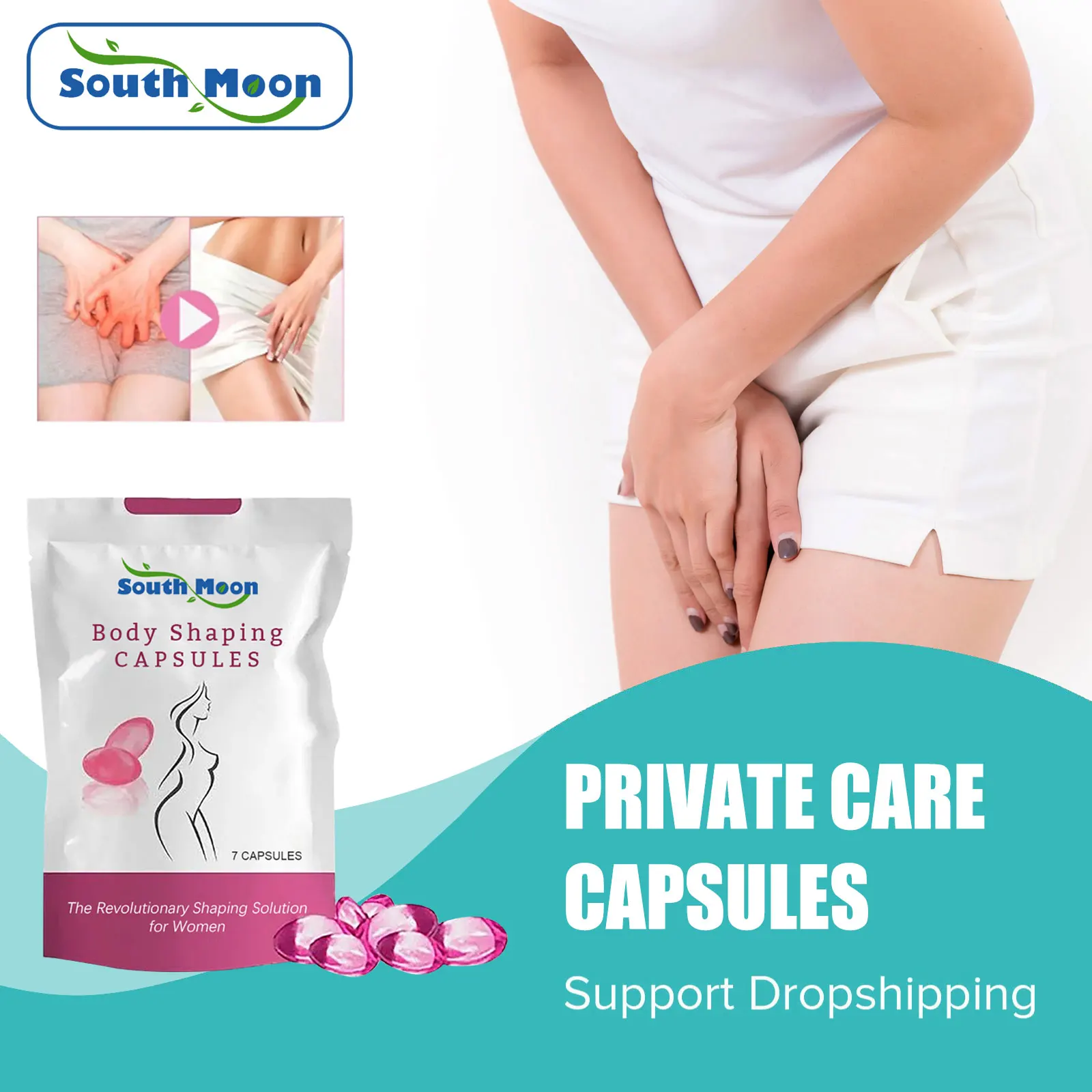 Vagina Shrinking Capsule Tighten Reduce Private Part Itchy Deodorant Prevent Infection Relief Vaginitis Feminine Hygiene Care