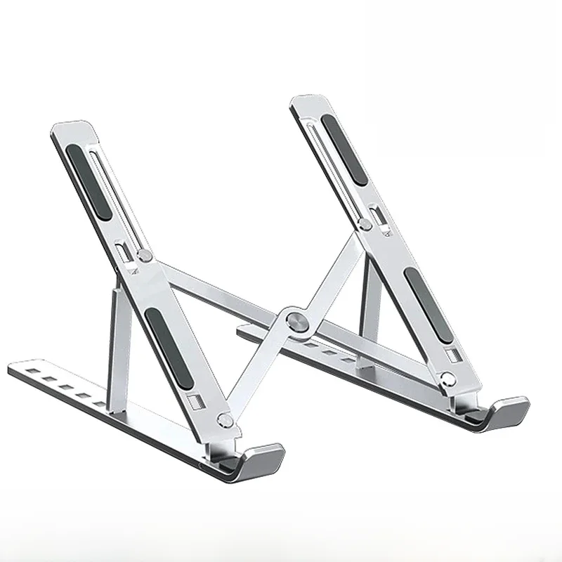 Support d'ordinateur Portable en alliage d'aluminium, réglable et pliable, pour ordinateur Portable, support de levage et de refroidissement, antidérapant