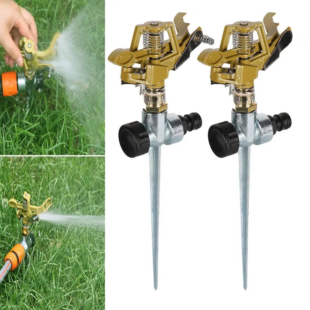 Tuinsproeier 360 ° Rotatie Irrigatie Bewateringssysteem Automatische Landbouw Gazon Boerderij Kas Water Sprinkler - afbeelding 2