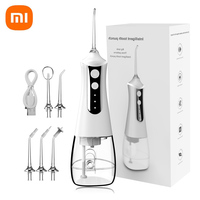 Xiaomi Oral Irrigator USB Rechargeable Water Floss 3 Modes Portable Dental Water Flosser Jet 300ml Irrigator Dental Teeth Clean