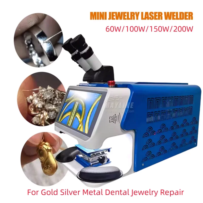 200w 100W Laser Gold Jewellery Precise YAG Laser Welding Machine CCD Jewelry Welder for Glasses Frame Repair Welding Goldsmith