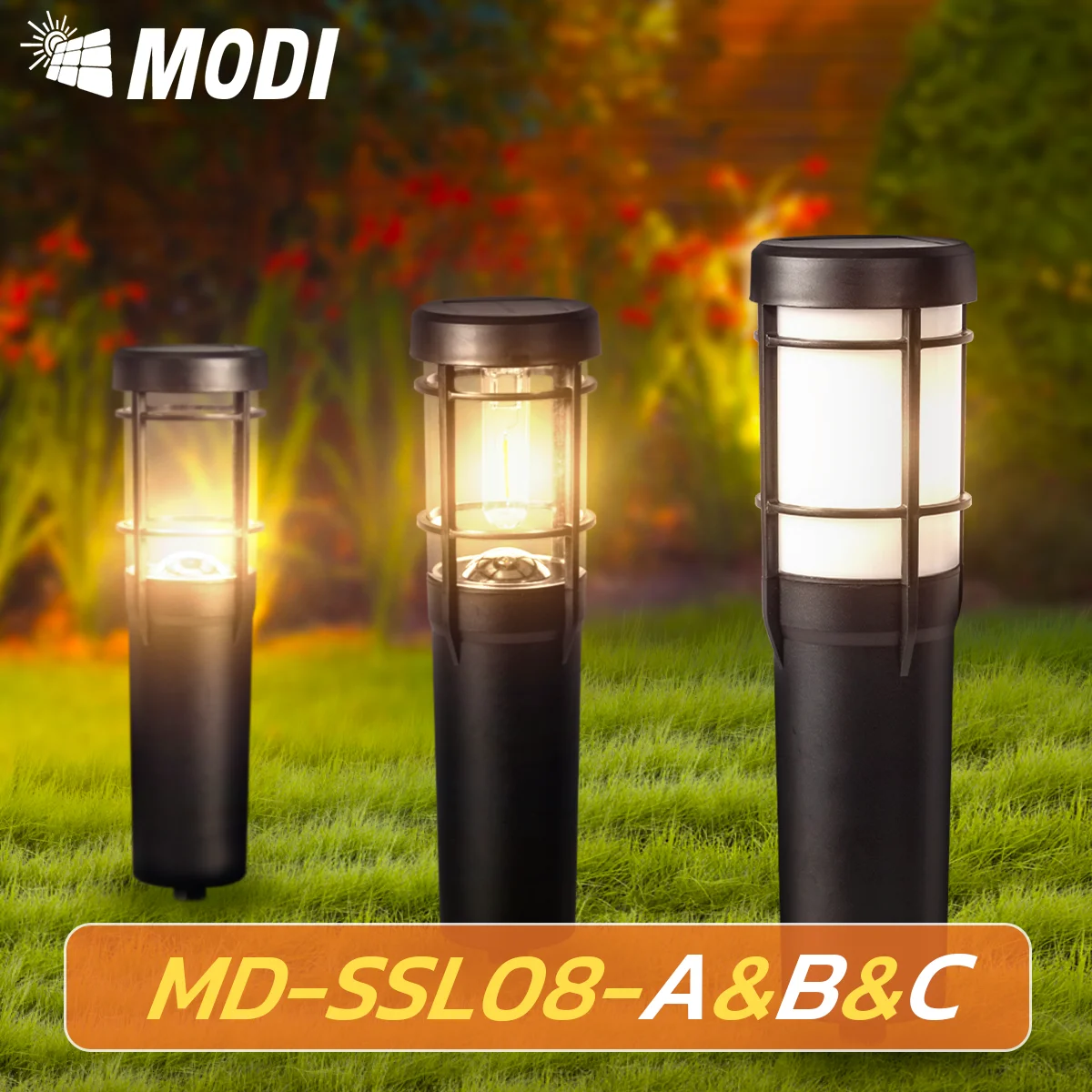 

Outdoor RGB and Warm Light Solar Ground Column Stake Lights for Lawn Illumination, Garden Ornament, and Landscape Enhancement