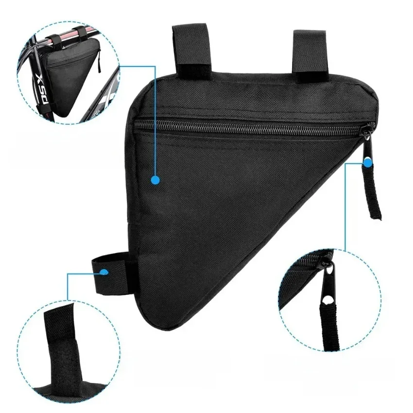 AliExpress HOUYA Bike Bicycle Bag Front Tube Frame Handlebar Waterproof Cycling Bags Triangle Pouch Frame Holder