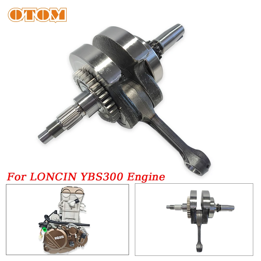 Motorcycle YBS300 Engine Parts Crankshaft Assembly Connecting Rod For KEWS K16 K23 HENGJIAN STN BNK LONCIN YBS 4-stroke Motor