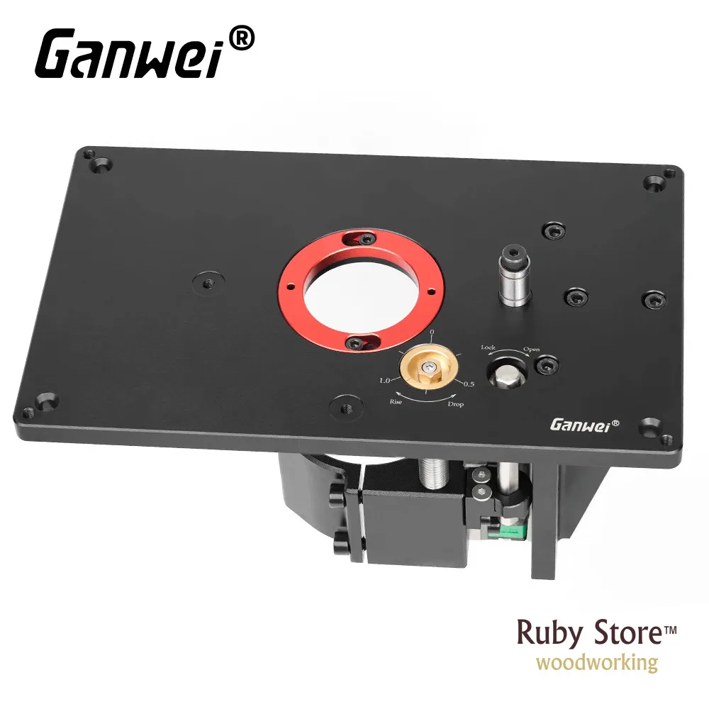 Ganwei Router Lift for 65mm Diameter Motors + Plate