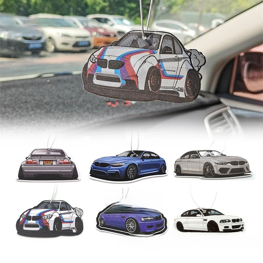 JDM – désodorisant de voiture suspendu, pendentif de parfum de rétroviseur automatique, parfum en papier solide pour BWM F30 E46 E90 M3 M5, accessoires