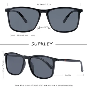Supkley Sport polarisierte Sonnenbrille für Männer und Frauen Sonnenbrille mit UVA -Schutz und B komfortable Schutzbrille 10 Hauptverkäufe verkaufen - №1