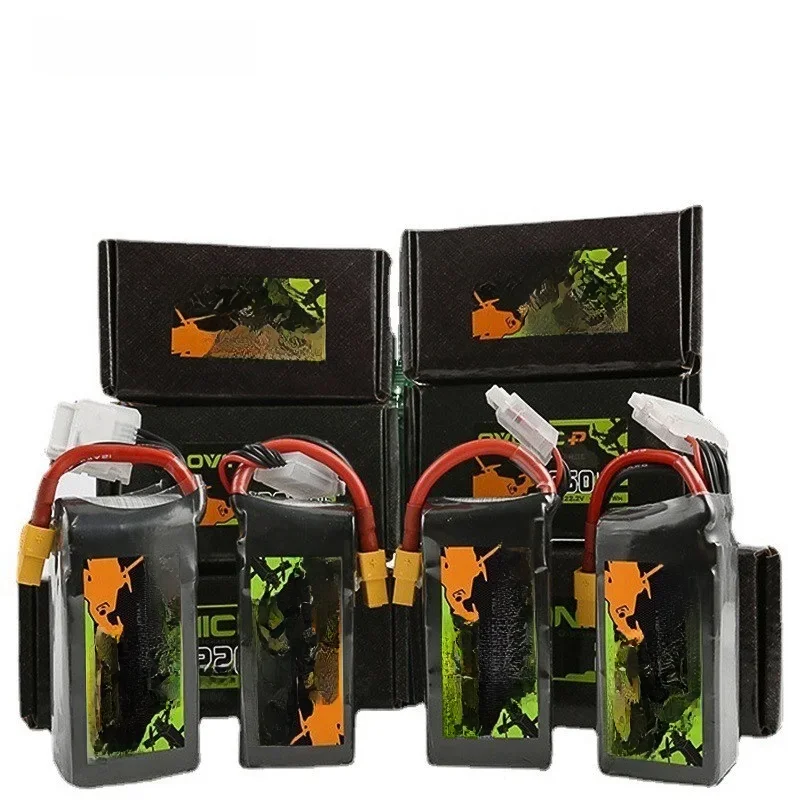 2 szt. OVONIC 4S 6S 850mAh 1050mAh 1300mAh 1550mAh Bateria Lipo do RC FPV Samolotu Quadcoptera Helikoptera Drona Części — zdjęcie produktu 7