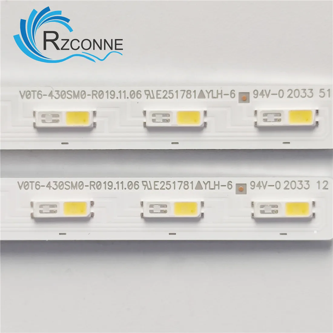 LED Backlight strip 38 lamp for V0T6-430SM0-R0 BN96-50381A BN61-15482A QN43Q60TAFXZA QN43Q6DTAFXZA QN43Q60TBFXZA QN43LS01TAFXZA