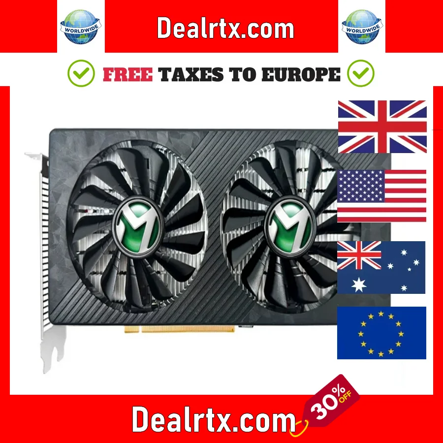 

2024 AMD RX 590 8GB Placa De Video Gaming Graphics Card GDDR5 256Bit PCI Express 3.0 ×16 8Pin Radeon GPU rx590 Series