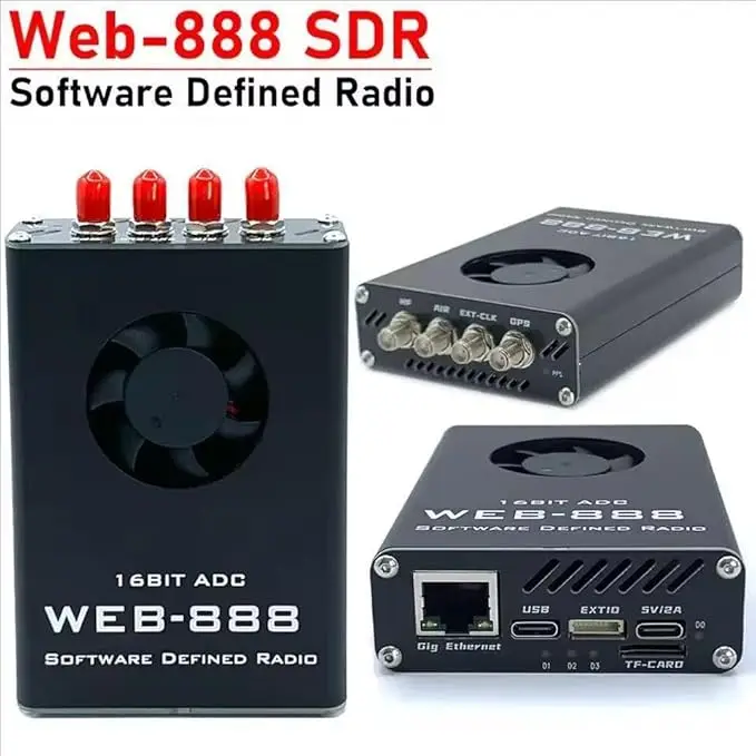 Web-888 16Bit ADC Web SDR Receiver 62MHz DDC Software Defined Radio