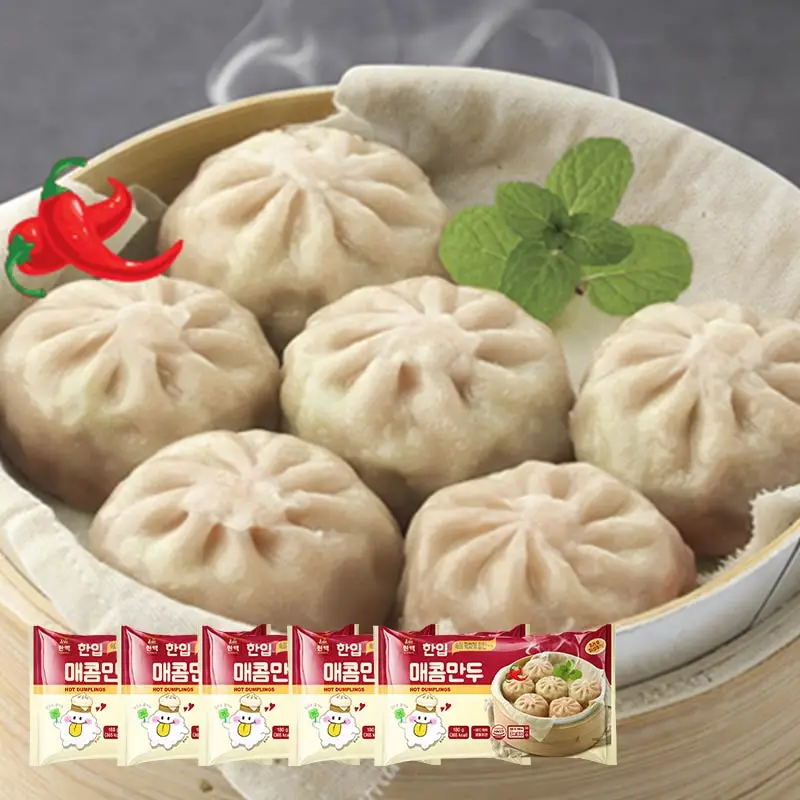 Koreanisches Schweine fleisch Ching Yang Pfeffer chinesischer Mund gefrorene Knödel würzige Knödel 5er Pack/10er Pack