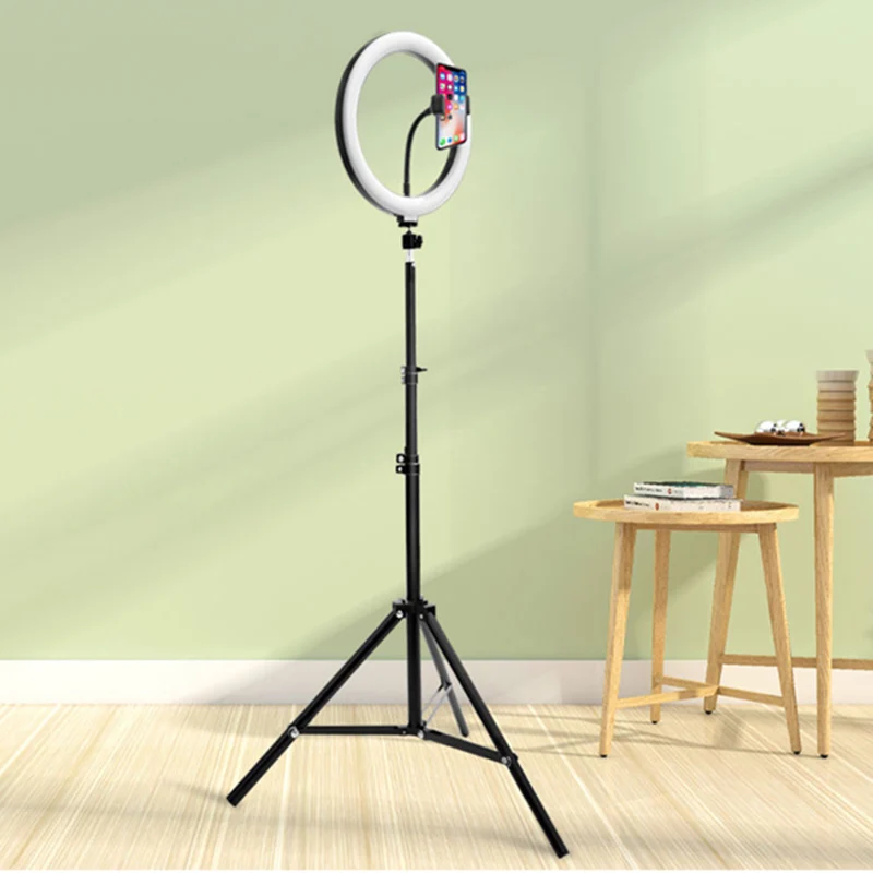 LED ring light tripod include Yu-Tuber broadcast lighting video shooting personal shooting 1 person broadcast shooting lighting equipment BJ equipment