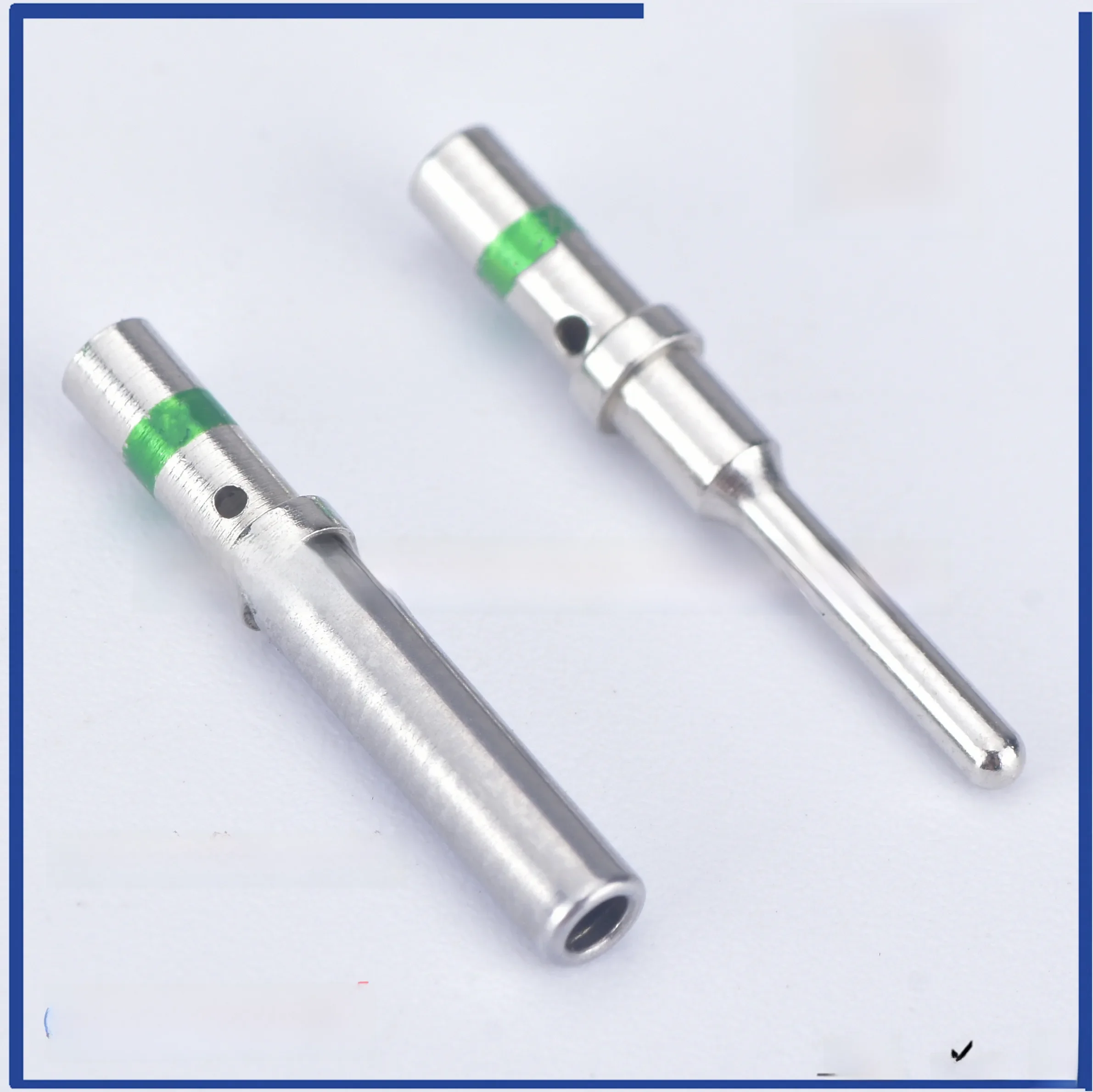 20 sztuk DT 1.5mm seria styk pinowy 0462-201-16141 0460-202-16141 stal nierdzewna 16AWG Deutsch zaciskany stały żeński terminal męski — zdjęcie 2