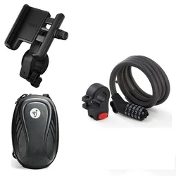 Original Bracket/Hanging Bag/Lock For Segway Ninebot ZT3 Max G2 G30 G30L ES4 F35 F40 For Xiaomi 4 1S M365 Pro Electric Scooter
