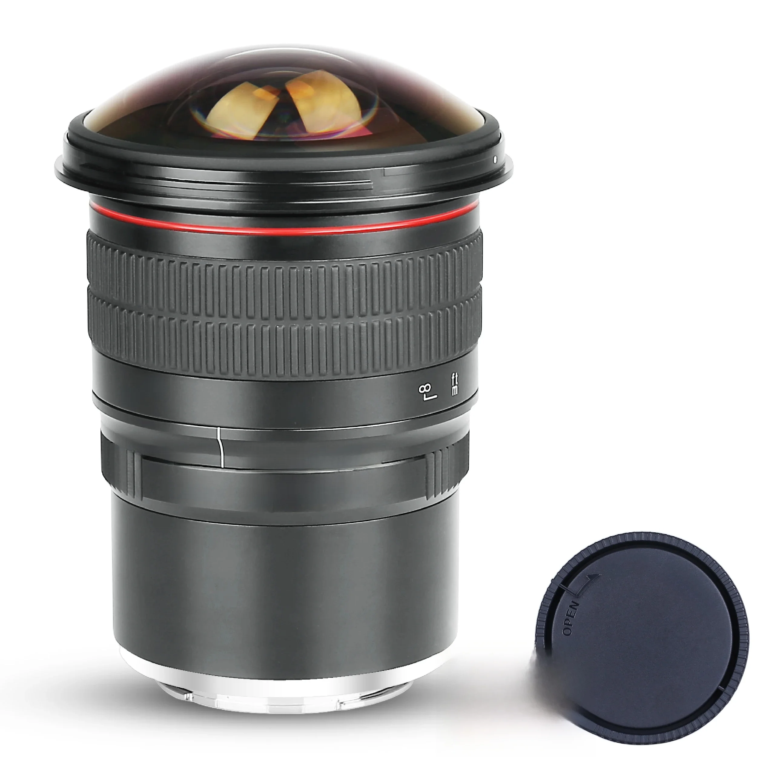 Obiektyw typu rybie oko Meike 8mm f3.5 do aparatu Nikon F /Canon EF /SONY E Mount DSLR z APS-C/pełną klatką — zdjęcie 2