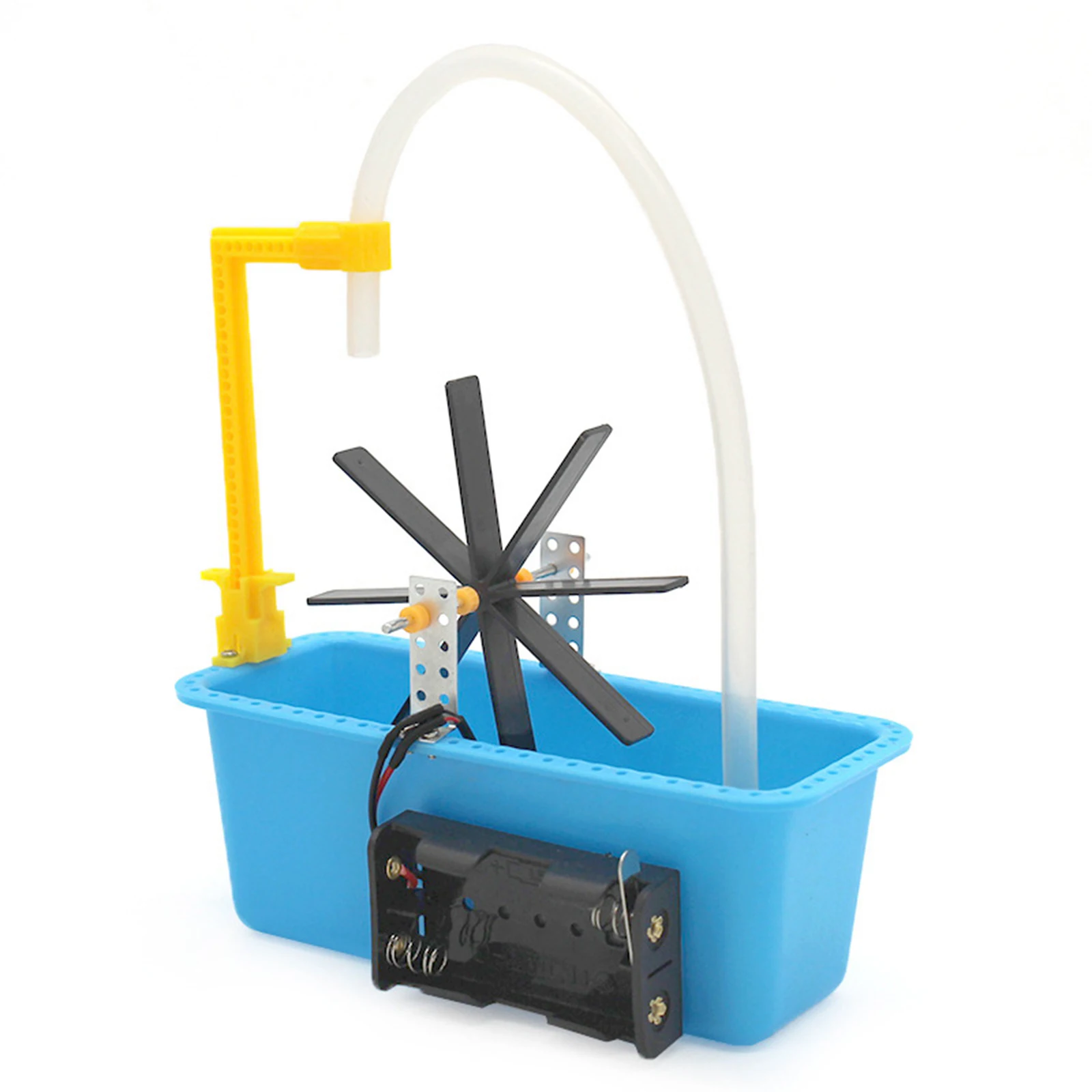 DIY Simulated Water Wheel Science Model Toy, Experiment Kit, Circuit, Electrical Puzzle, Assembly Toy for Children, Technology Production