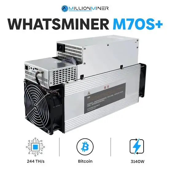 HKD BEST OFFER Whatsminer M70S+ 244TH/s | Buy Bitcoin Miner