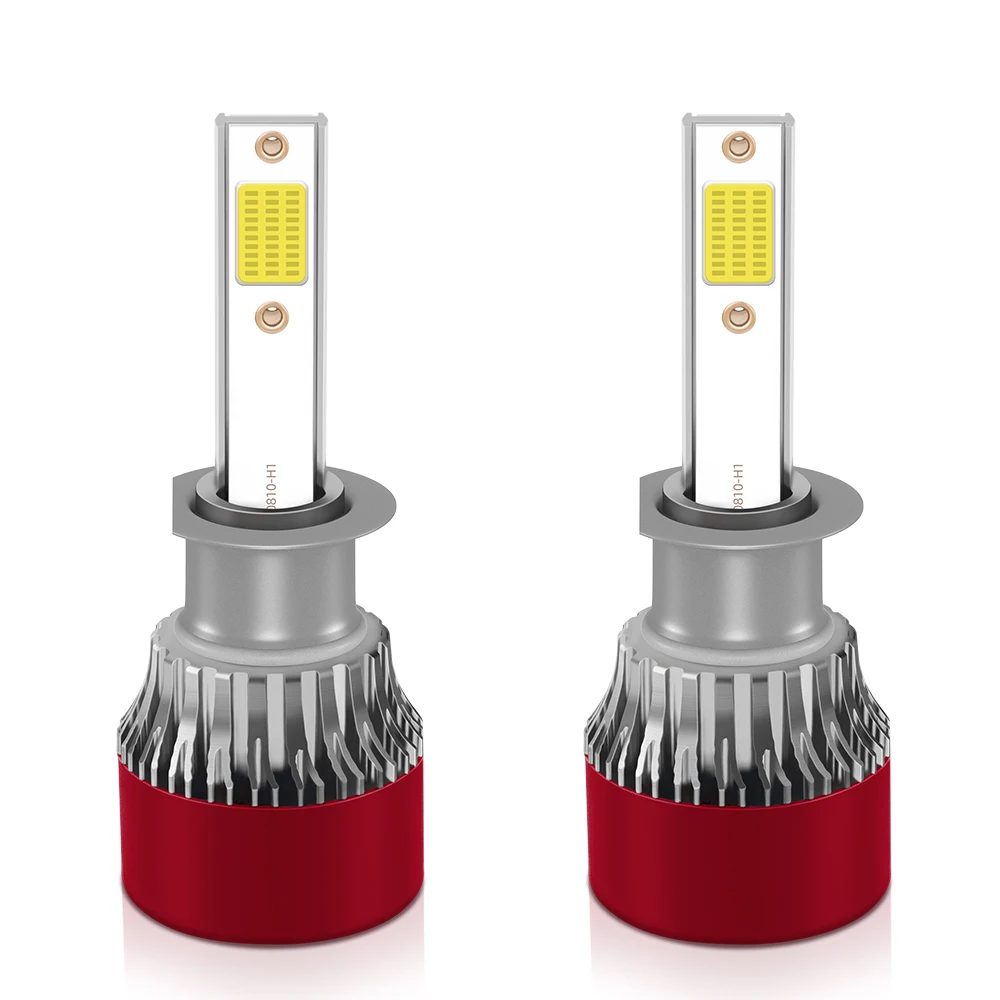 2 قطعة H1 LED المصابيح الأمامية مرحبا/لو شعاع أضواء السيارات 30000LM 180 واط السوبر مشرق COB رقائق المصباح مصباح للسيارات DC12-24V