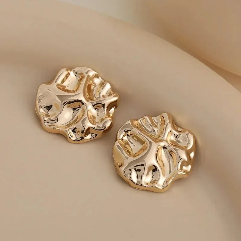 Boutons de forme irrĂ©guliĂšre en mĂ©tal dorĂ©, 5 piĂšces, 15/21.5mm, boutons Ă tige chic, accessoires de couture pour vĂȘtements