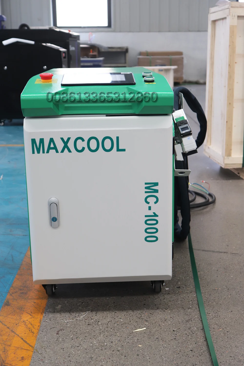 Лазерная Очистительная Машина Maxcool 3000 Вт, Удаление ржавчины, удаление масляной пыли и краски, лазерный очиститель, мини-шкаф