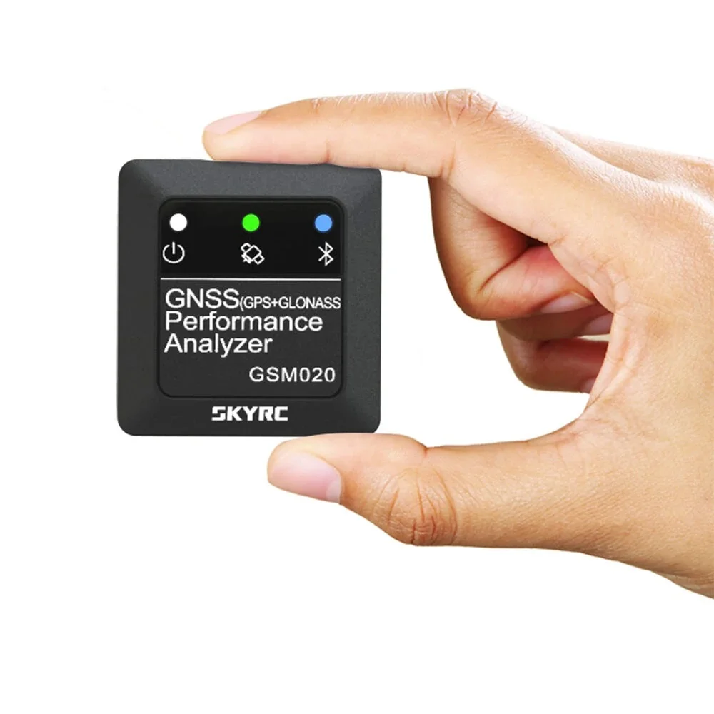 SKYRC GSM020 GNSS Анализатор производительности Мощность Bluetooth APP Измеритель скорости для радиоуправляемого автомобиля Вертолет