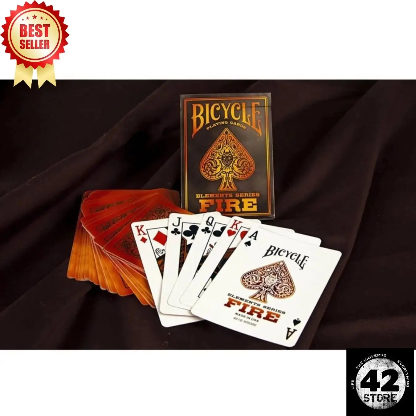 Elements Fire Playing Card Collectible Deck of Cards Bicycle