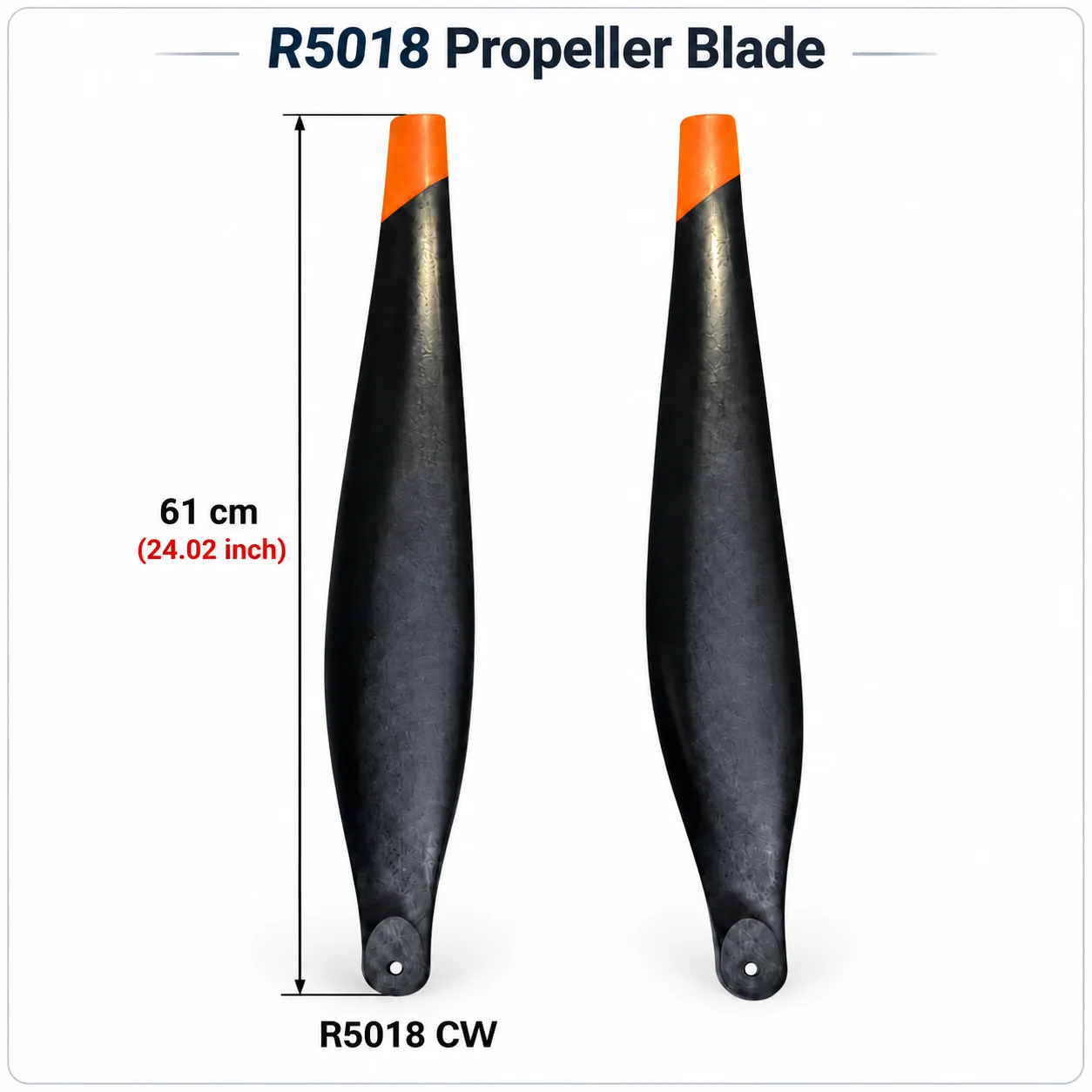 R5018 Props for DJI T25P Agri Drone, Black Wear Resistant Blades, Easy Install, 2/8 PCS