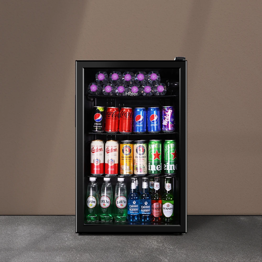 Haier Aqua Mini Home Bar General Small Use Showcase 70L,91L _ cargo Courier_HSCA70MDB,HSCA91MDB