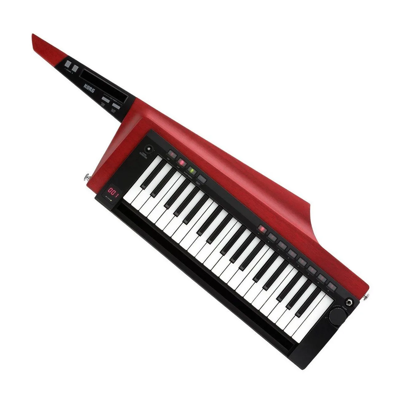 Korg RK-100S2 37-Key Keyboard, vermelho, nova chegada