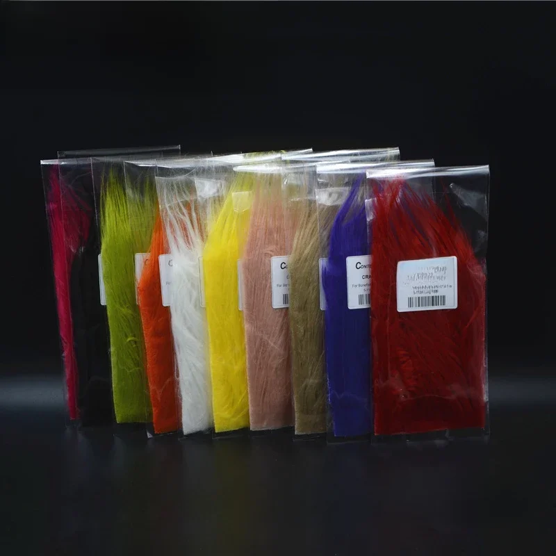 Matériel de queue et corps de fourrure de mouche la plus longue, 5 sacs, fibres souples durables, pour motifs d'eau salée de bar au brochet, 3.5-5