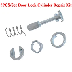 5PCS/Set Door Lock Cylinder Repair Kit Auto Accessories Metal Silver Fit For Seat VW Lupo Passat Toledo leon Arosa #3B0837167