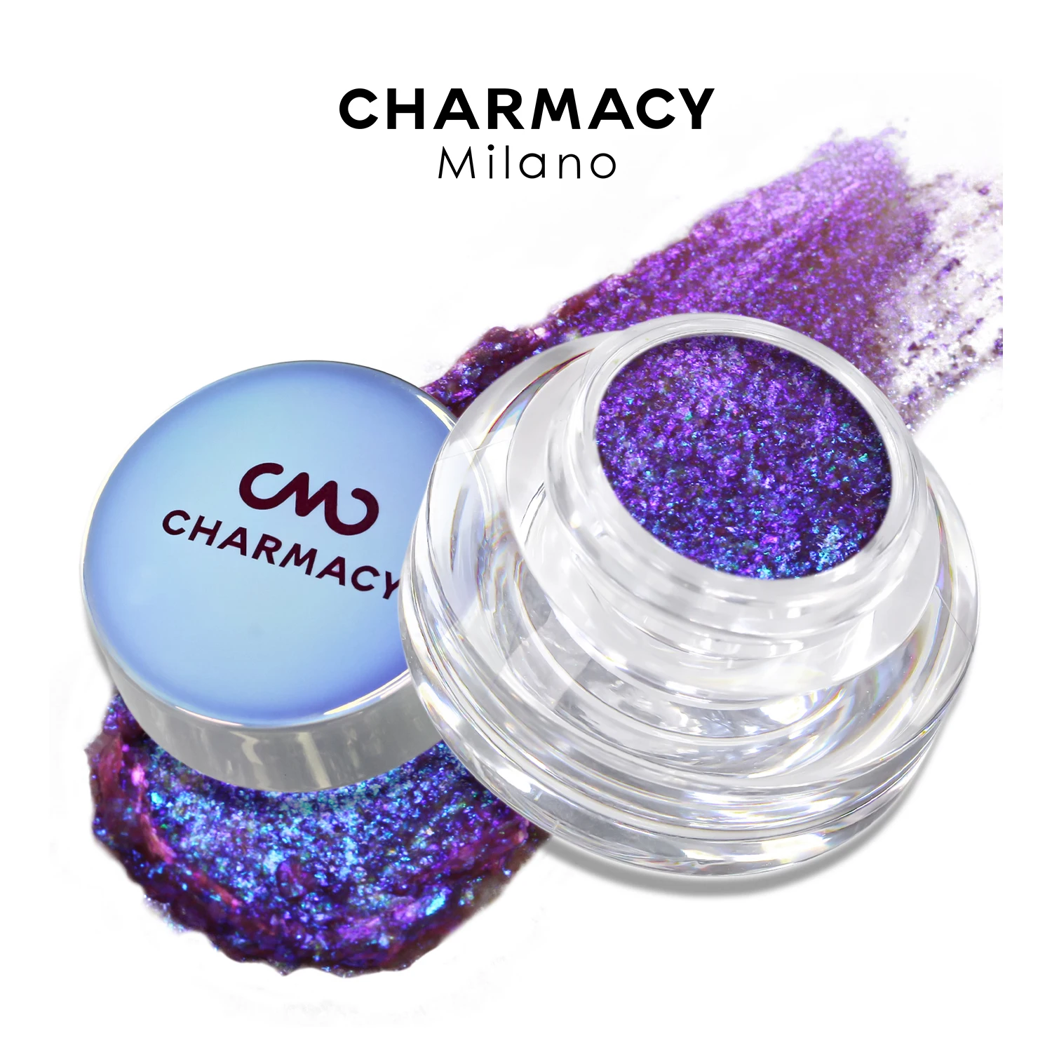 CHARMACY Multichrome Eyeshadow Gel Chameleon Shiny Eyeshadows Flakes Eye Duochrome Glitter Eye Shadow Cosmetic Makeup