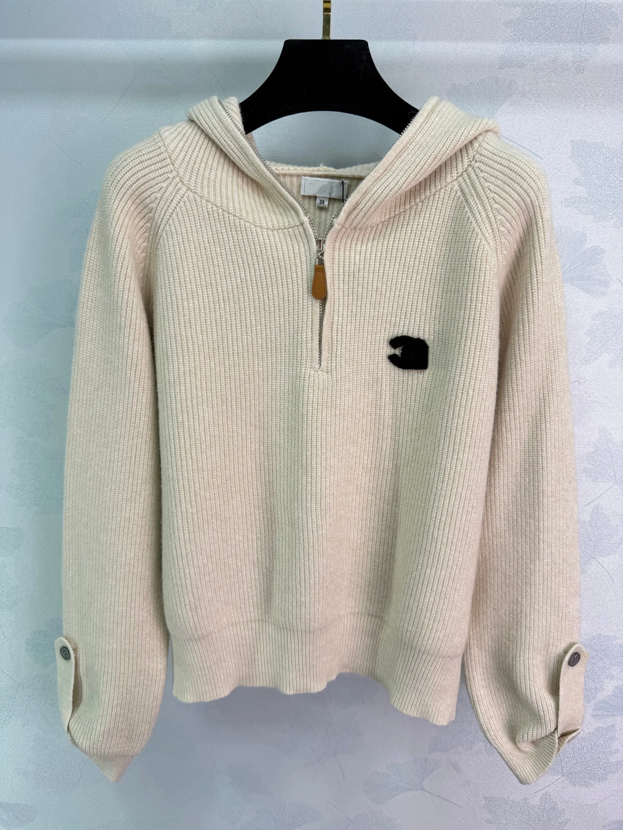 

Women's 2025 Fall Winter New Hooded Knit Sweater Casual Cozy Long Sleeve Pullover Warm Oversized Hoodie