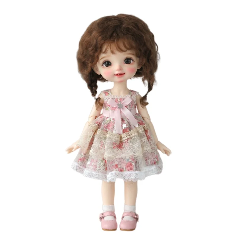 JD644 Top Sale Soft BJD Mohair Wig Suit For Lati Yellow OB11 YOSD MSD SD Blythe Doll Hair Cute Braids Cheap Doll Accessories