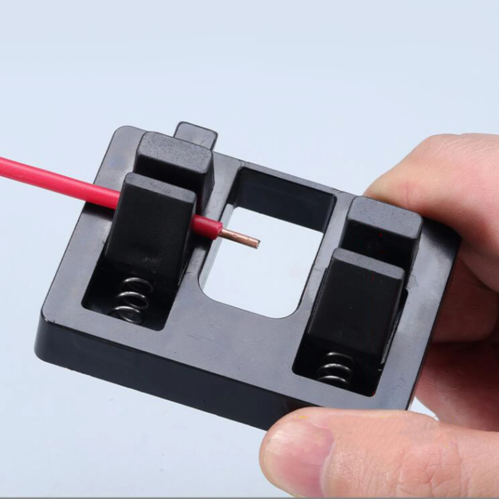 Dispositivo elétrico de soldagem de fio, suporte de fio de solda, rack de reparo de circuito com braçadeiras ajustáveis para cabo de trabalho elétrico