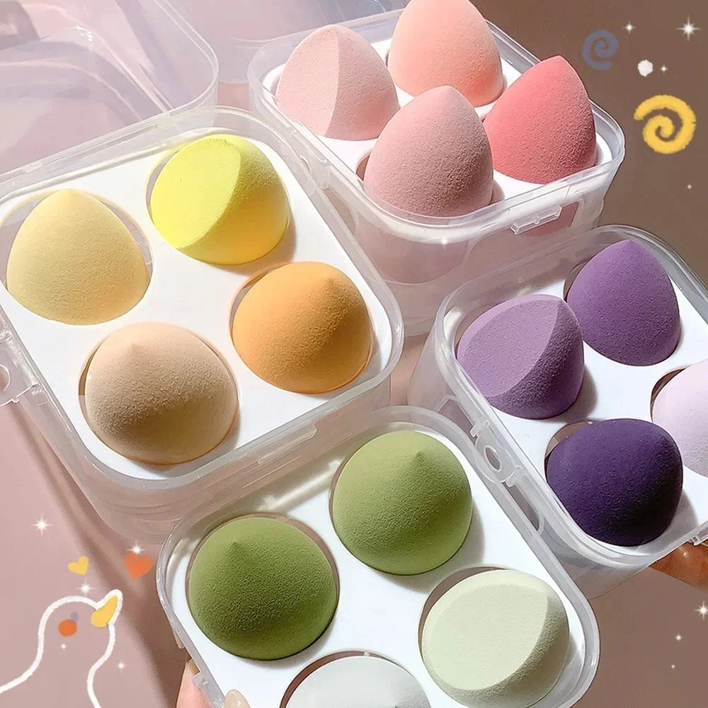 1 szt. Puszek do makijażu gąbka kosmetyczna Puff Foundation Powder profesjonalna gąbka do makijażu dla kobiet MakeupTools akcesoria kosmetyczne — zdjęcie 2