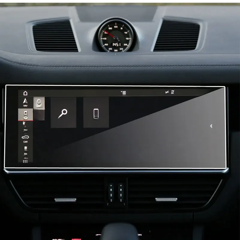 Szkło hartowane do Porsche Cayenne 2018 2019 2020 Nawigacja GPS Osłona ekranu Folia ochronna — zdjęcie 2