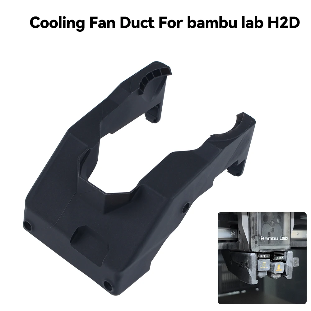 

Upgraded Cooling Fan Duct For bambu Lab H2D 3D Printer Fast Powerful Cooling Fan Duct For 3D Printer Parts
