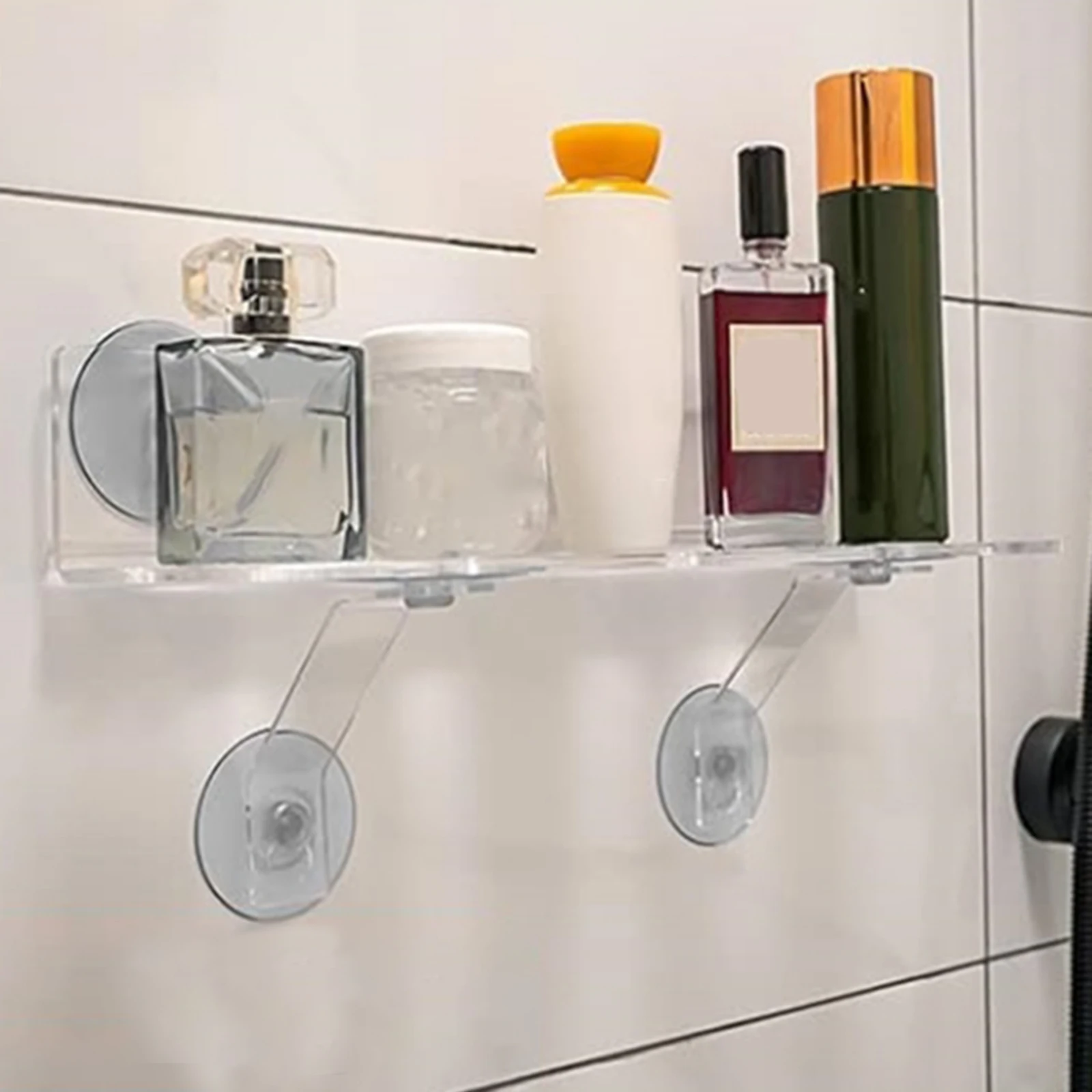 

Suction Cup Rack for Plants, Acrylic Window Plant Shelf Parts Indoor Outdoor Window Sill Extender, for Flower Boxes Growing Herb