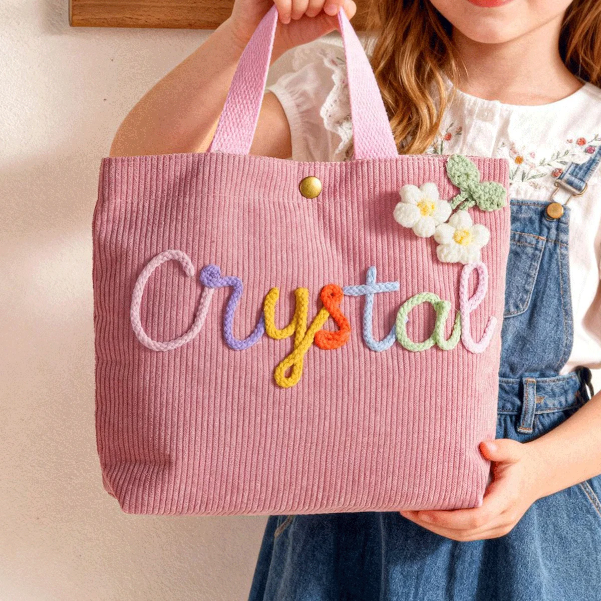 Personalized Name Handbag, Custom Tote Bag Gift