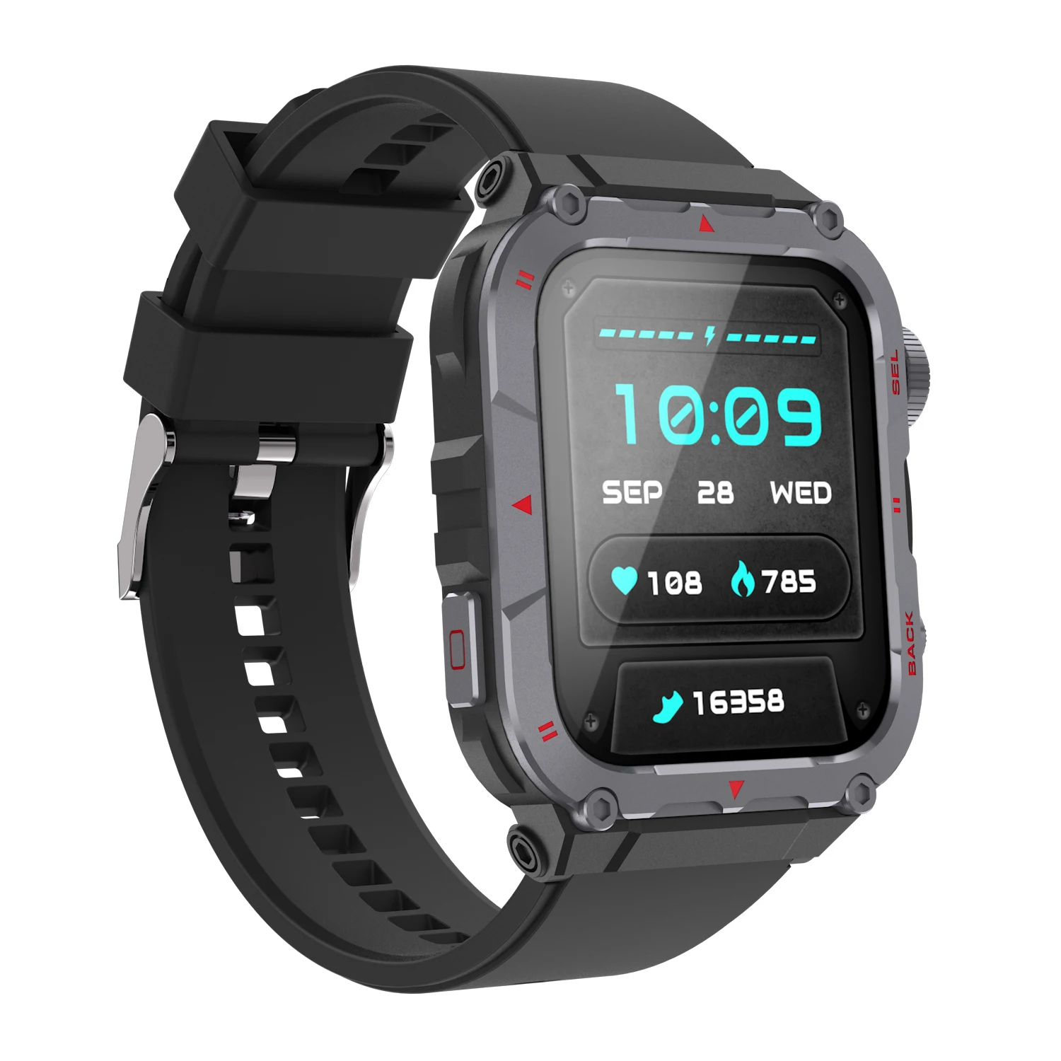 M35 Smartwatch Cool 8 sets of UI interactions 2.01-inch display Perfect knob button Multiple health monitoring modes