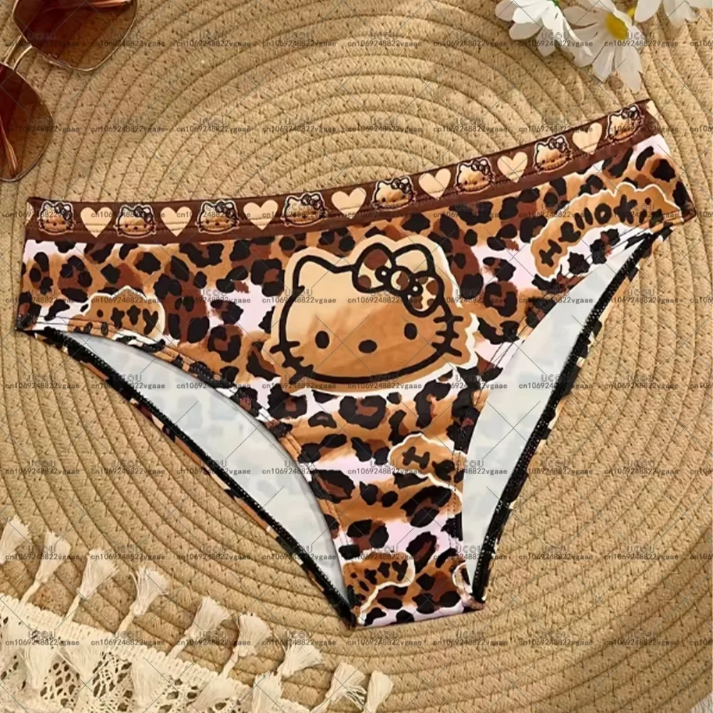2026 الرجال الفتيات مرحبا كيتي KT هدية تنفس لينة الراحة سراويل داخلية للرجال السراويل سراويل زوجين ليوبارد الملابس الداخلية السروال جديد #4