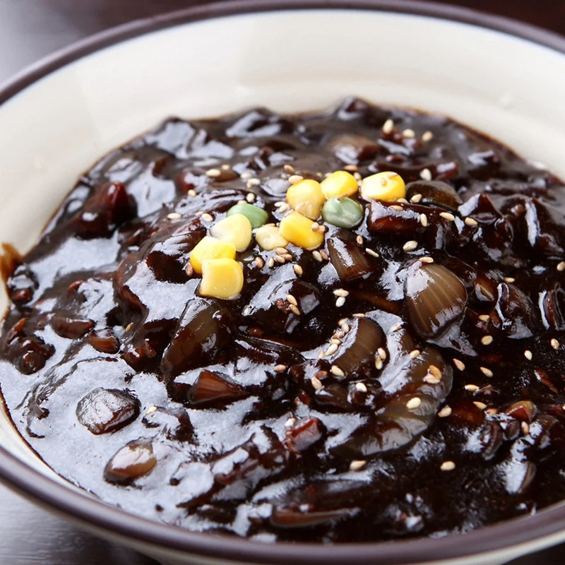 Dulcez profunda de castañas tostadas en el telar Cocina ~ Salpicadero Squeeze jajangmyeon salsa de judías negras 1 kg Conservador adicional No!! Gran capacidad Fácil de usar