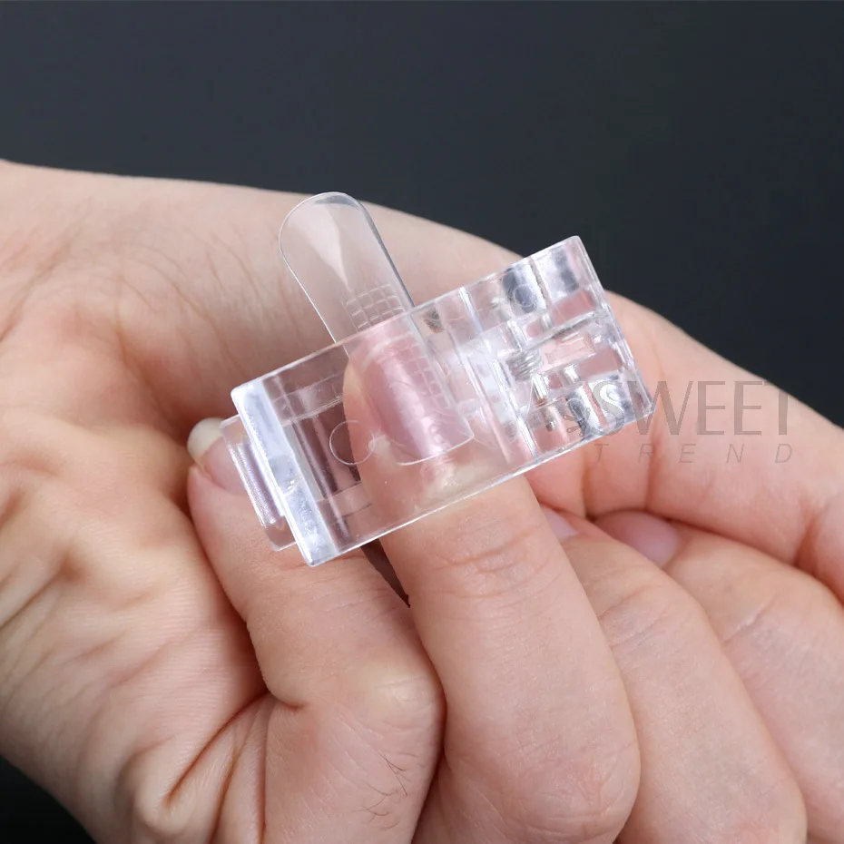 อะคริลิคขยายเล็บเจลชุดสีนู้ด Quick Building เครื่องมือคริสตัลคลิปแปรงชุดเล็บยืดอุปกรณ์