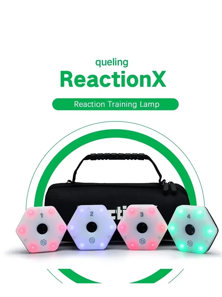 Queling-FY03 Reactionx Trainingsleuchte Geschwindigkeits- und Reaktionsausrüstung für Basketball, Fußball, Tennis, Fitlight, Blazepod, Hockey