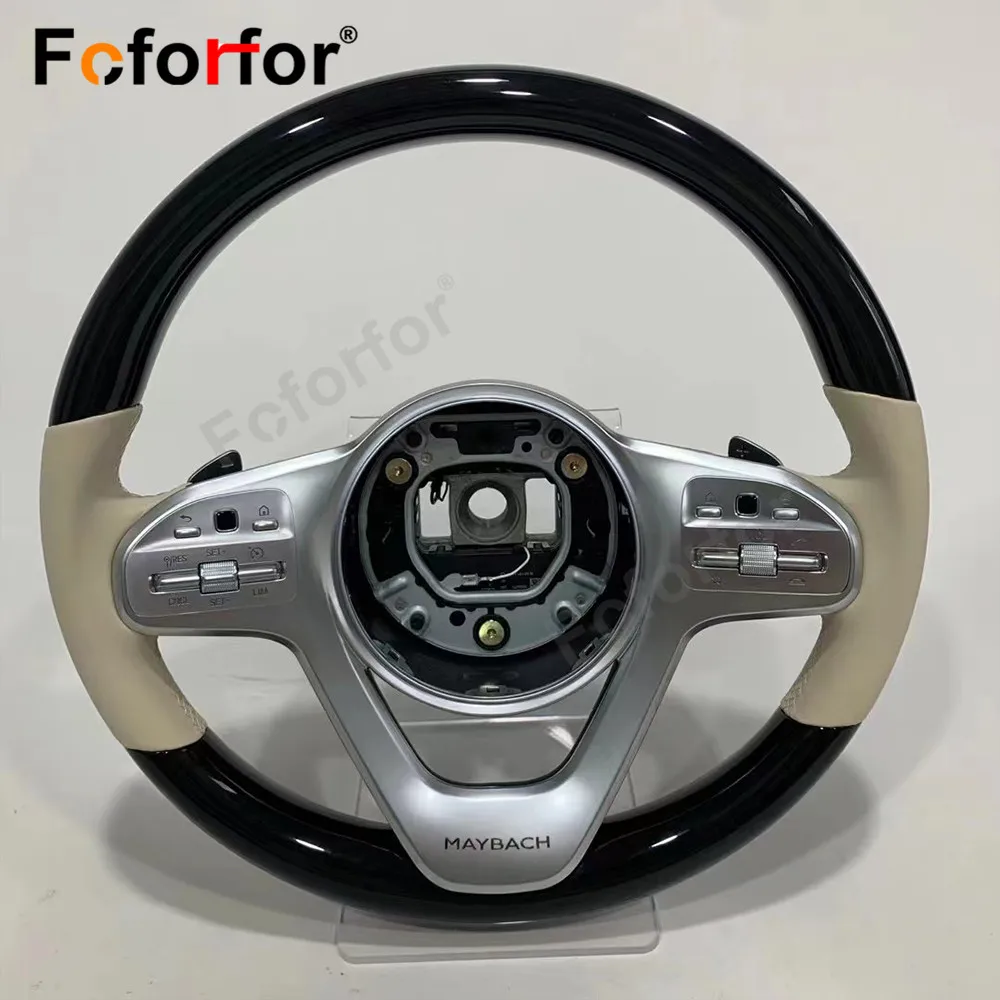 Sports Carbon Car Steeling Wheel Fiber For Maybach Control Button Accessorie Auto Electronic