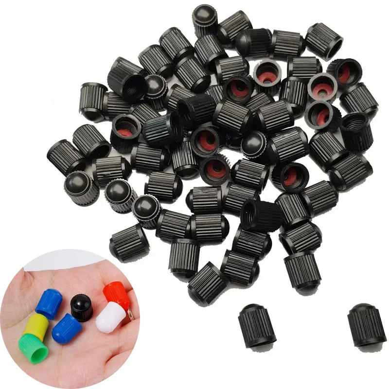 AliExpress Car Tire Valve Caps 100 Pcs Motorcycle Bicycle Tyre Valve Caps Plastic Tire Stem Dust Cover Tire
