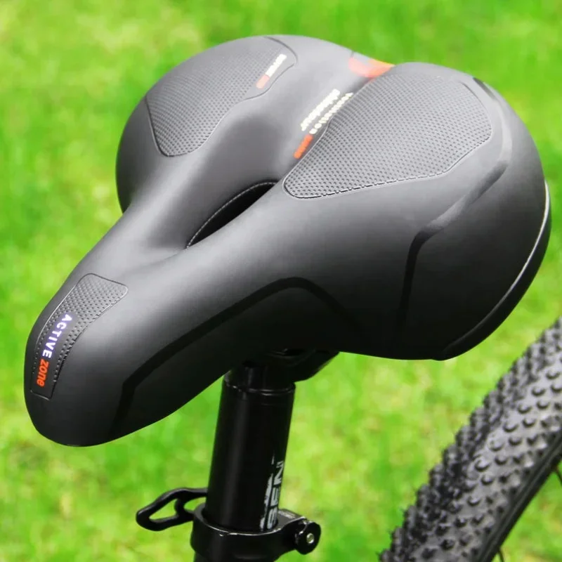 AliExpress NONE 1pcs Bicycle Seat Soft Waterproof Double Shock Absorber Bicycle Saddle Cushion Seat Comfortable and Breathable Saddle for Riding