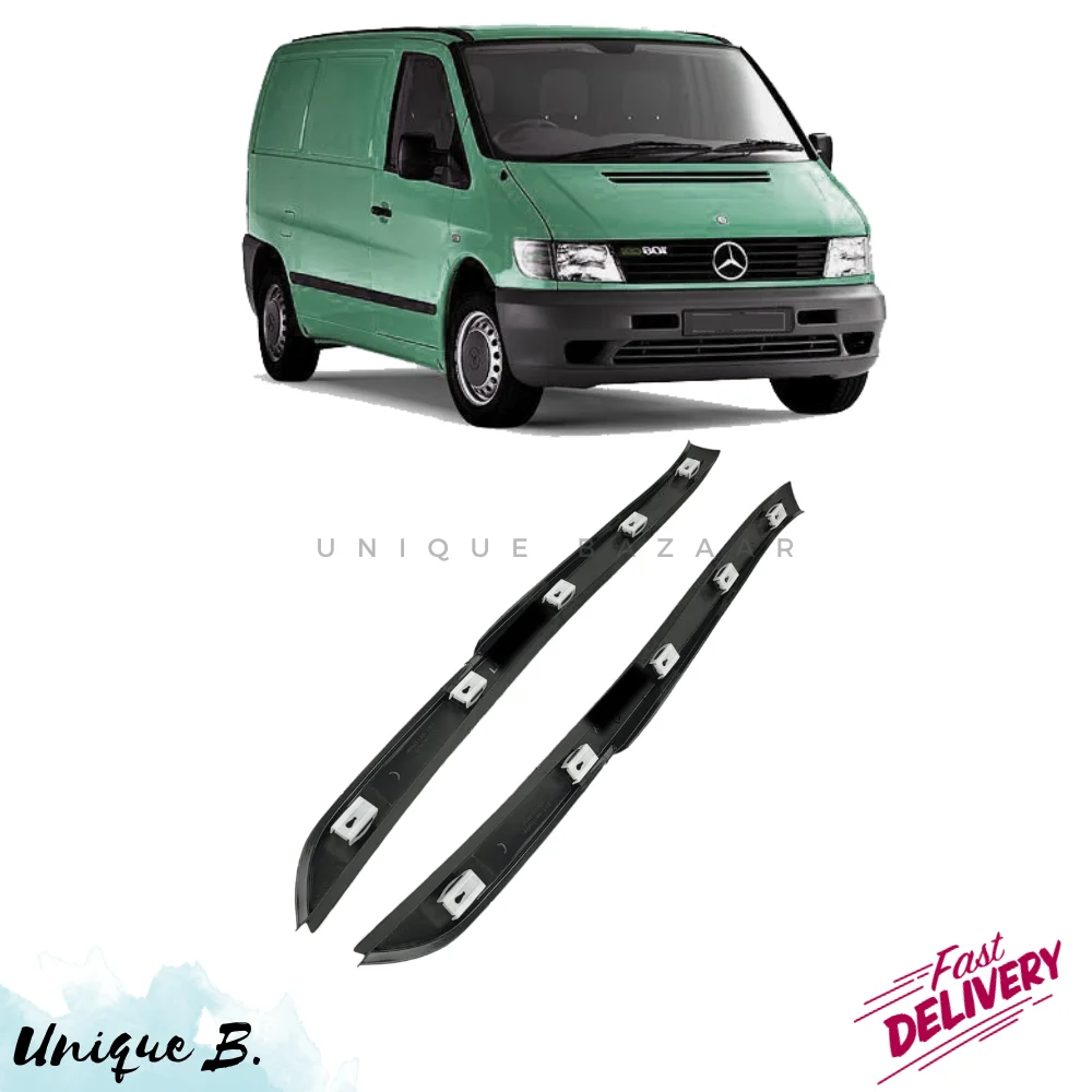 for Mercedes Vito W638 1996-2003 Front Windshield Glass Ornamental Trim Moulding Pillar Cover Left Right 6386980079 6386980179